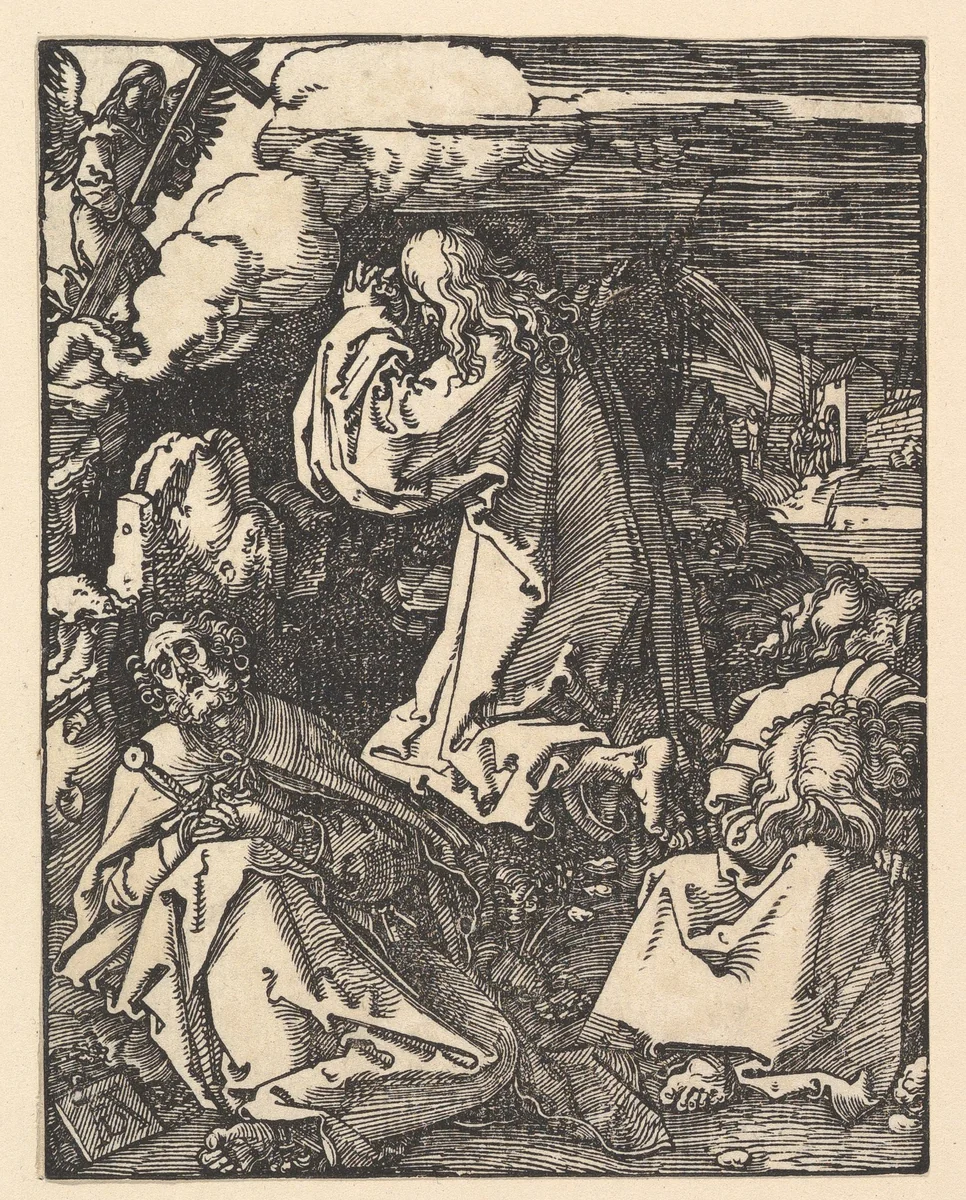 Christ on the Mount of Olives, from "The Small Passion" by Albrecht Dürer, print, 1510