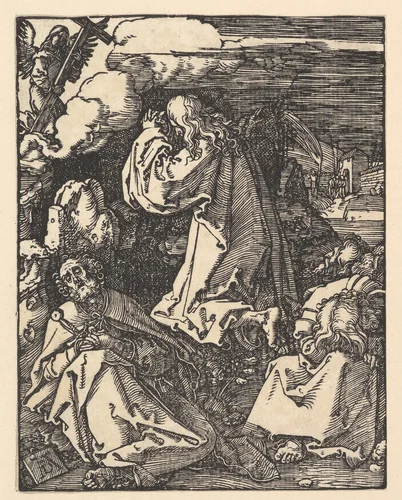 Christ on the Mount of Olives, from "The Small Passion" by Albrecht Dürer, print, 1510