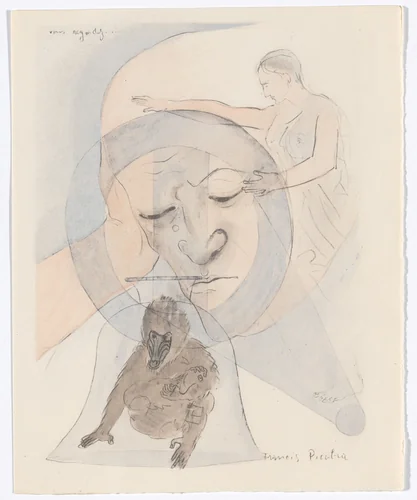 Duplicate of Vous regardez.... (You are Looking...) from Le Peseur d'âmes (The Weigher of Souls) by Francis Picabia, illustrated book, 1931