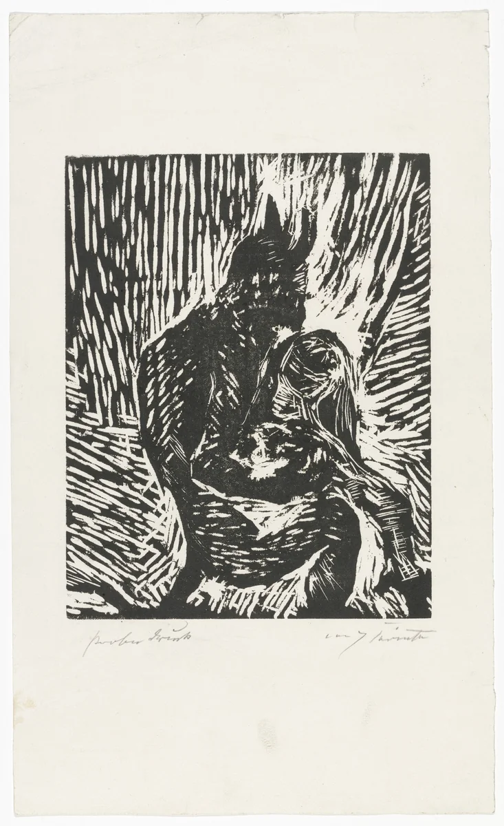 Satan by Lovis Corinth, print, 1920