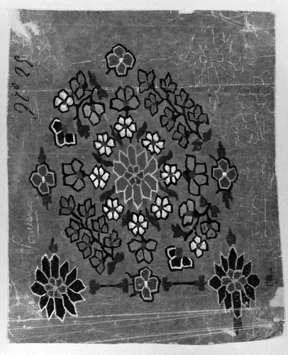 Book of 76 Painted Designs for Woven Textiles (Volume II) by France, textile, 1815-1849