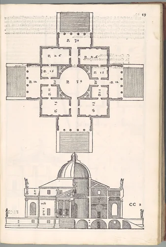 I quattro libri dell'architettura di Andrea Palladio. Ne'quale dopo un breue trattato de' cinque ordini (Book 2, page 19) by Andrea Palladio, book, 1581