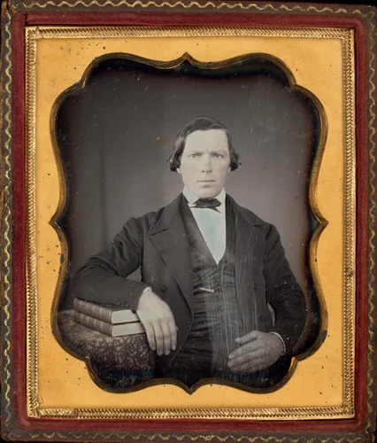 Portrait of a Man by Glenalvin Goodridge, photograph, 1845-1855