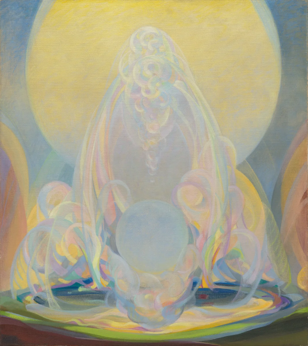The Fountains by Agnes Pelton, painting, 1926