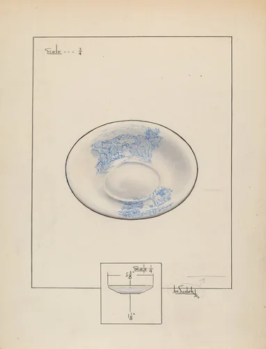 Saucer by Joseph Sudek, index of american design, 1936