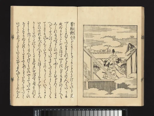 The Illustrated Tale of Genji by Yamamoto Shunshō, book, 1640-1660