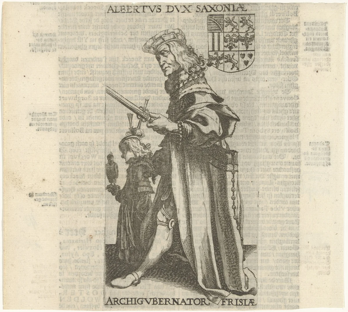 Albrecht III by Simon Frisius, print, 1622