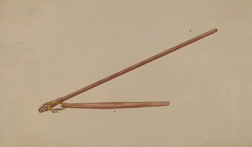 Flail by Frank Eiseman, index of american design, 1937