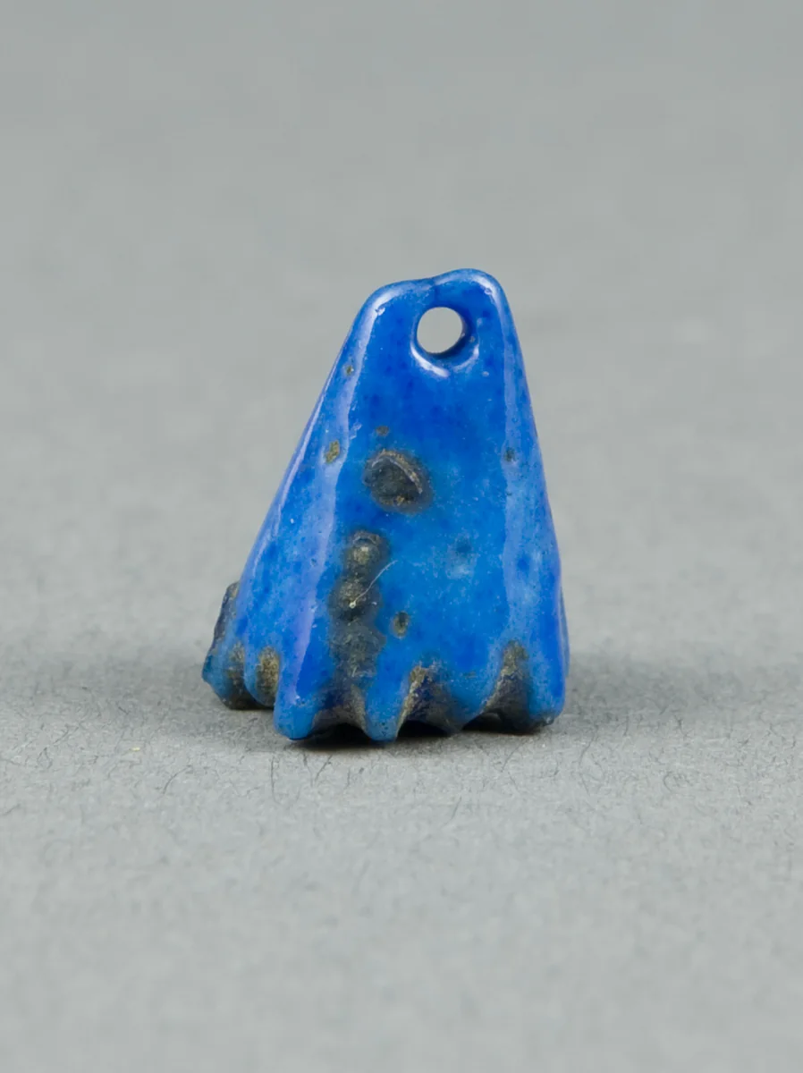 Pendant in the Shape of a Lotus Blossom by Egyptian, metalwork, -1550--664