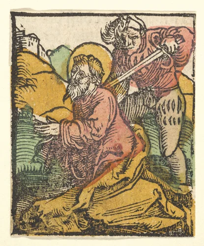 St. Matthew (copy) by Hans Baldung, print, 1511-1600