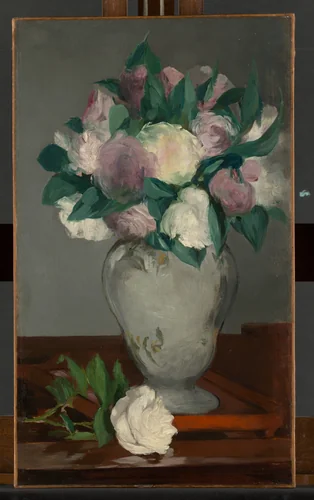 Peonies by Edouard Manet, painting, 1864-1865