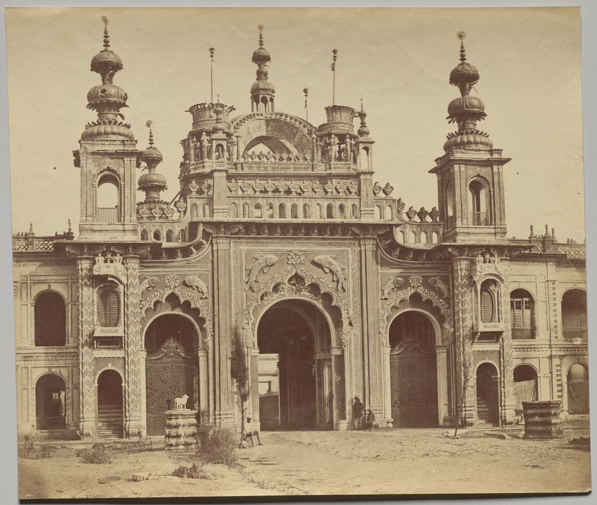 The Great Gateway of the Kasierbagh by Felice A. Beato, photograph, 1858