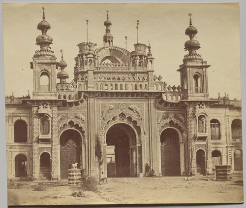 The Great Gateway of the Kasierbagh by Felice A. Beato, photograph, 1858