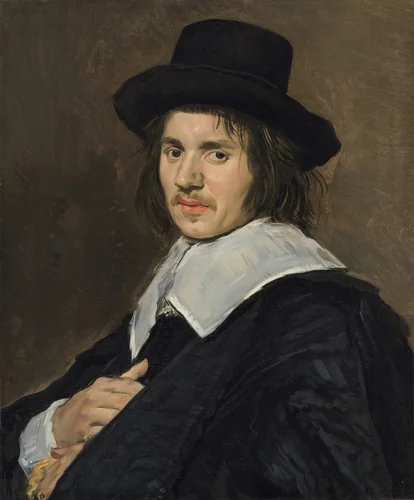 Portrait of a Man by Frans Hals, painting, 1648-1650