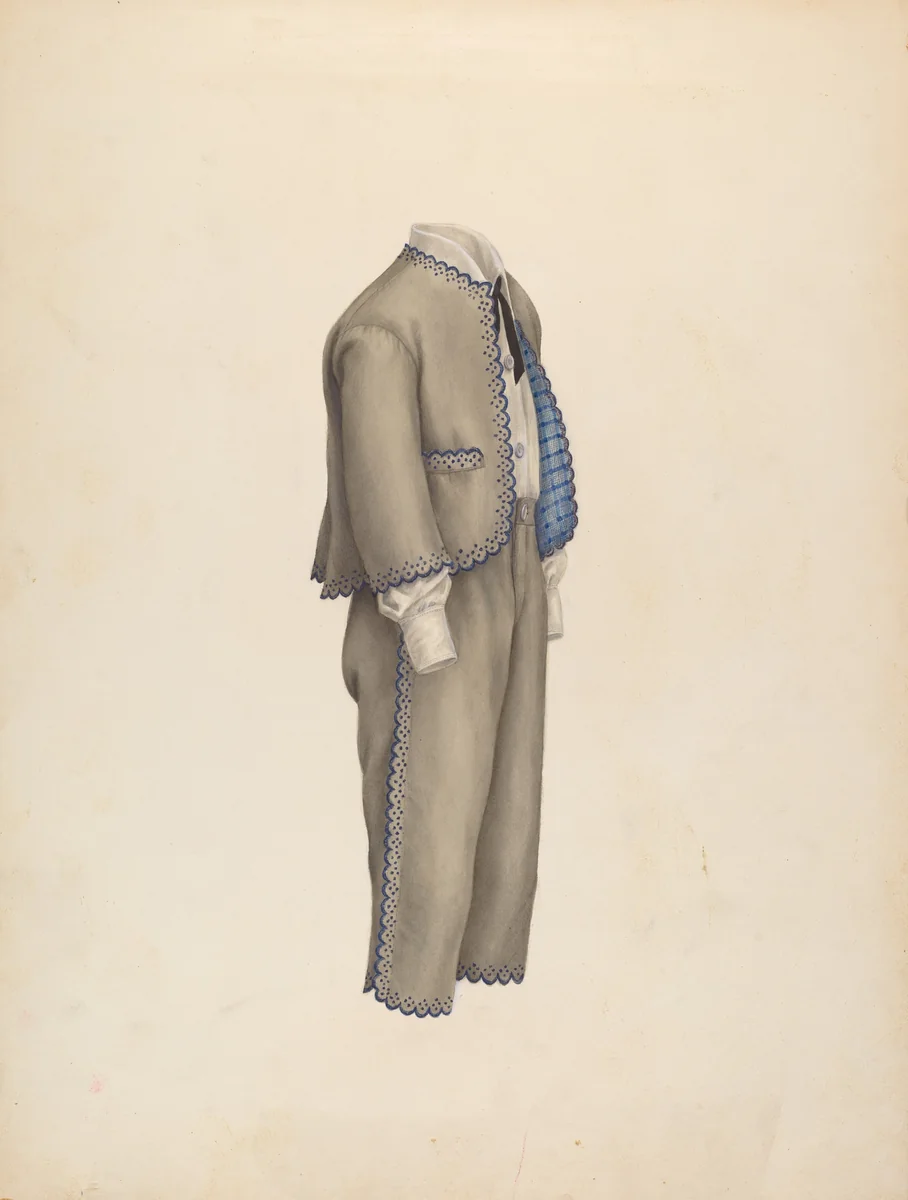 Boy's Suit by Henry De Wolfe, index of american design, 1939