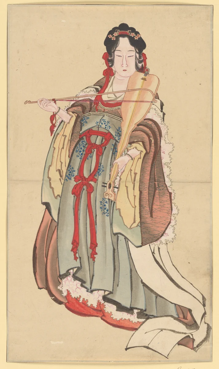 Benten (Goddess of Love) by Katsushika Hokusai (葛飾 北斎), painting, 1700-1899