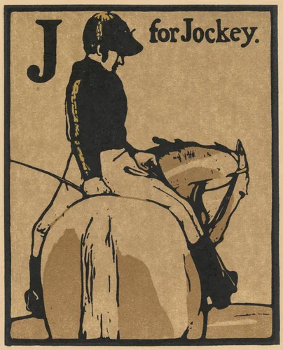 An Alphabet: J for Jockey by William Nicholson, print, 1838