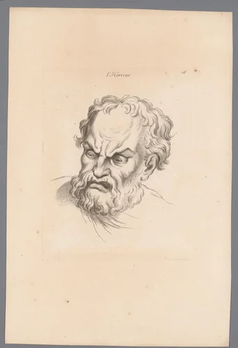 Verschrikking by Jean Audran, print, 1727