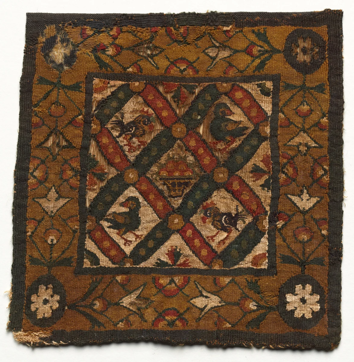 Square Segmentum from a Tunic by Unknown, textile, 600-799