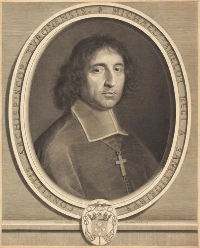 Michel Amelot by Robert Nanteuil, print, 1673