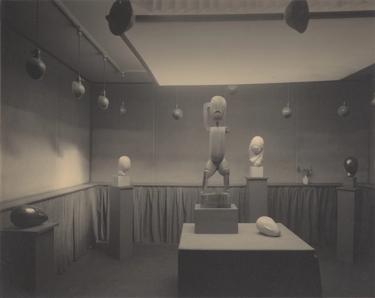Brancusi Exhibition at 291 by Alfred Stieglitz, photograph, 1914