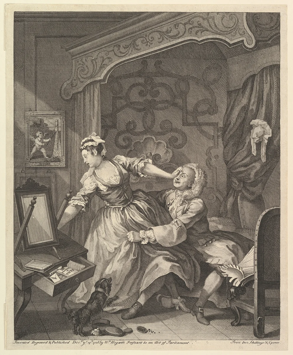 Before by William Hogarth, print, 1736