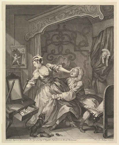 Before by William Hogarth, print, 1736
