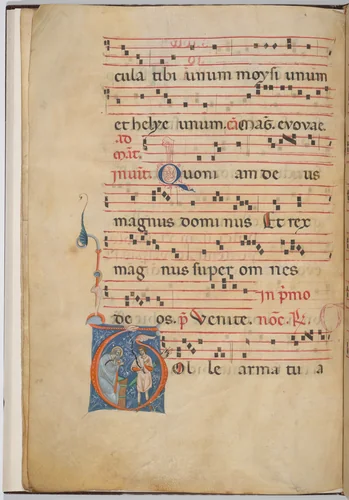 Isaac Sending Esau Out to Hunt by Master of Imola, drawing, 1270-1280