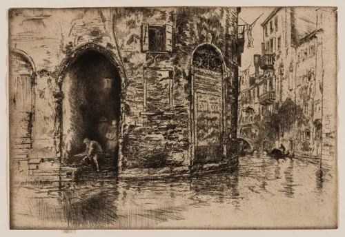The Two Doorways by James McNeill Whistler, print, 1879-1880
