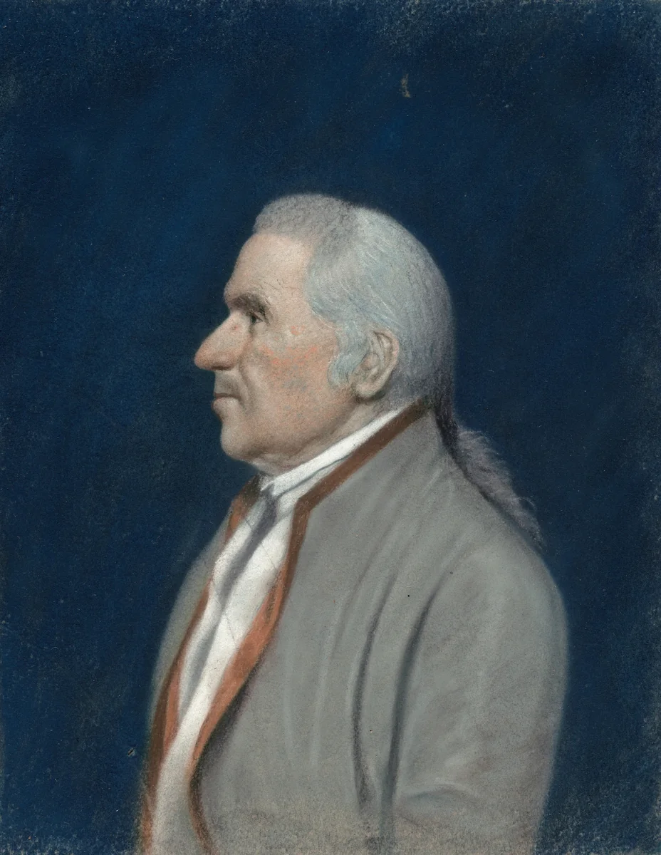 Dr. John Bard by James Sharples, drawing, 1793-1799