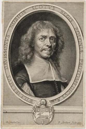 Dr. William Davison, Scotch Chemist and Physician in Paris by David Loggan, print, 1635-1700