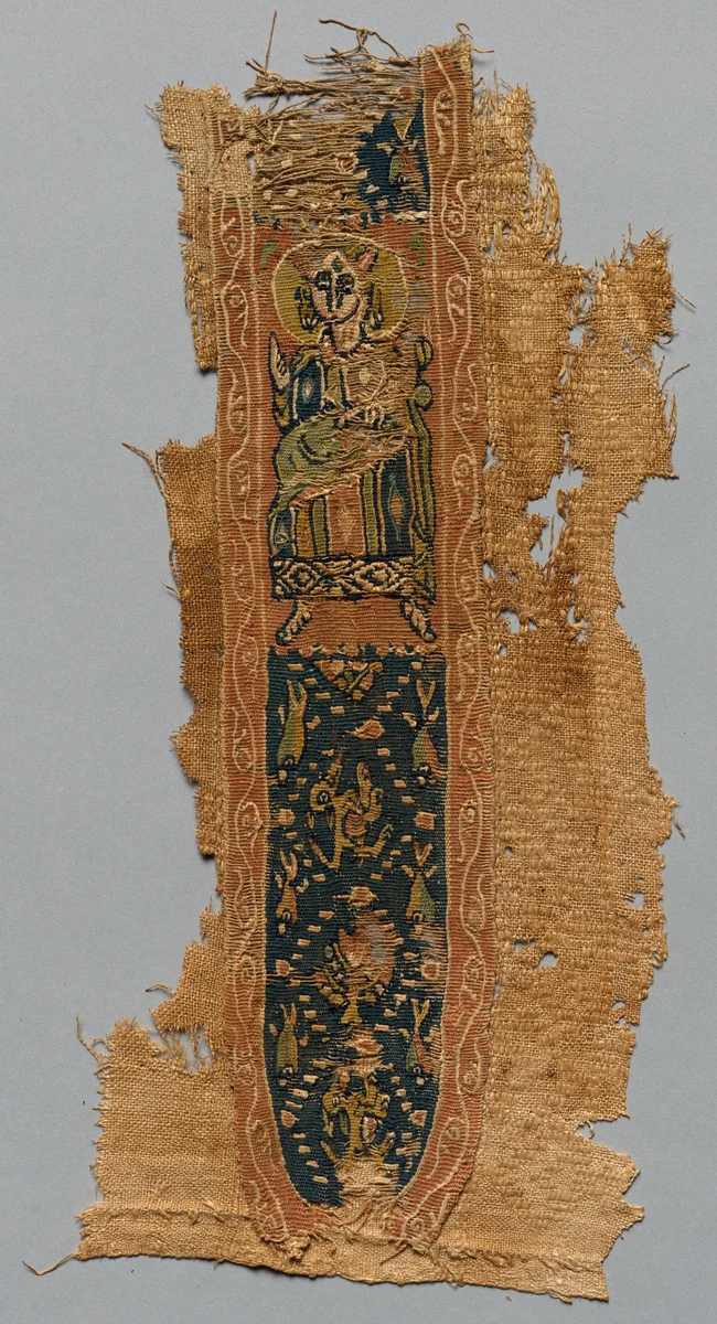 Fragment of a Clavus from a Tunic by Unknown, textile, 700-899