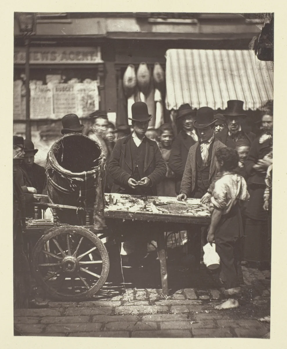 Cheap Fish of St. Giles's by John Thomson
Adolphe Smith, photograph, 1881