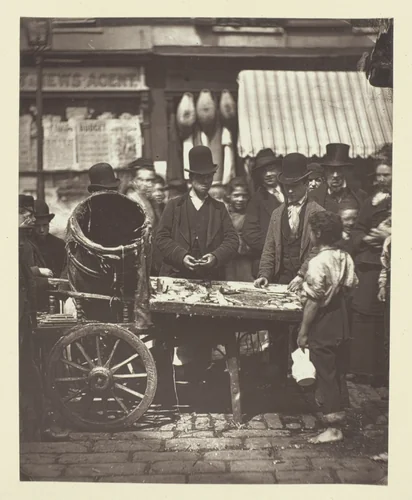 Cheap Fish of St. Giles's by John Thomson
Adolphe Smith, photograph, 1881