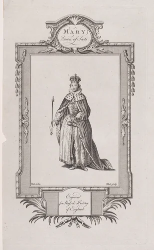 Mary, Queen of Scots (from "A New and Authentic History of England") by Charles White, print, 1772-1784