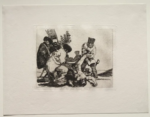 The Horrors of War: What More Can Be Done? by Francisco de Goya, print, 1810-1820
