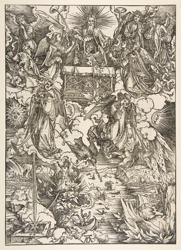The Opening of the Seventh Seal, from "The Apocalypse" by Albrecht Dürer, print, 1511