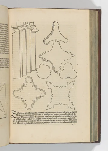 Underweysung der messung mit dem zirckel un richt scheyt by Albrecht Dürer, book, 1525