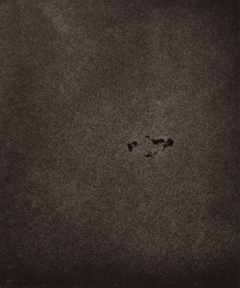 Région Centrale (Taches et Granulations), April 1, 1884, 10h 55m 23s by Jules Janssen, photograph, 1877