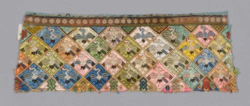 Fragment (Trouser Band) by Han-Chinese, textile, 1875-1900