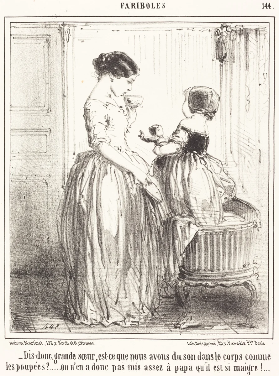 Dis-Donc, grande soeur... by Edouard de Beaumont, print, 1821-1888