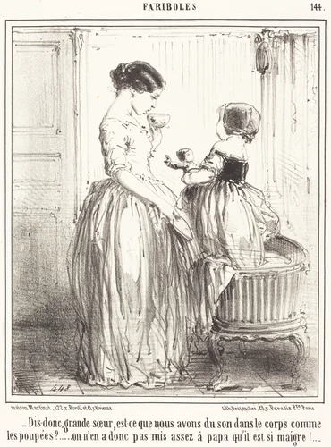 Dis-Donc, grande soeur... by Edouard de Beaumont, print, 1821-1888