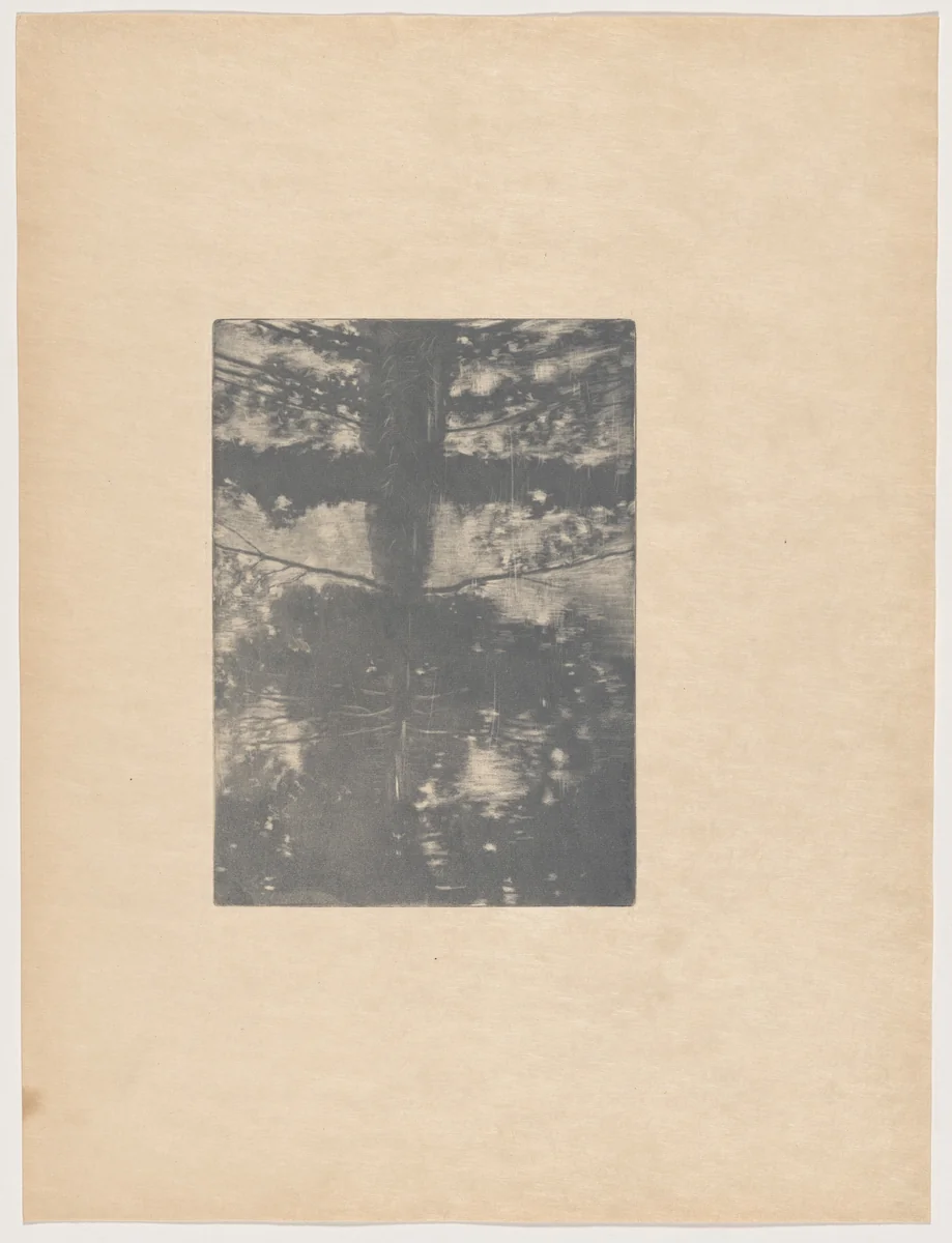 Paysage (Landscape) by Richard Ranft, print, 1895