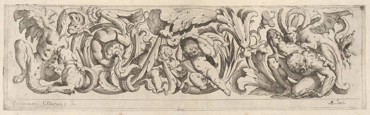 Disegni Varij di Polifilo Zancarli (Friezes) by Polifilo Giancarli, print, 1620-1630