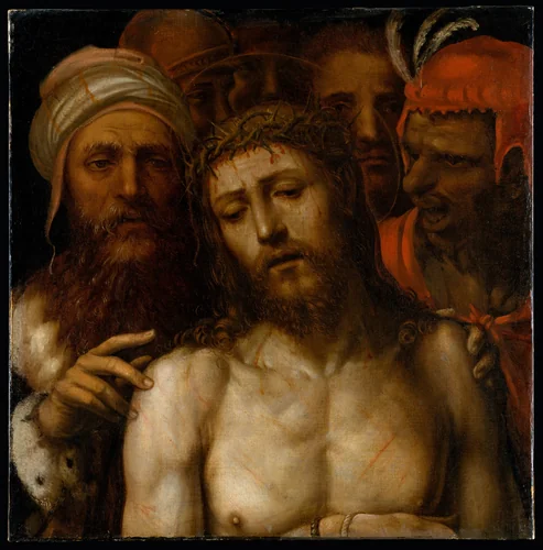 Christ Presented to the People (Ecce Homo) by Giovanni Antonio Bazzi, painting, 1540-1549