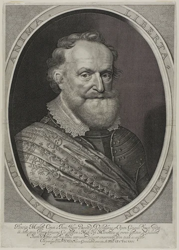 Henry Matthias, Count of Thurn and Taxis by Willem Jacobsz Delff, print, 1625