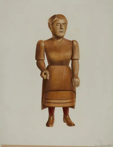 Doll by John Sullivan, index of american design, 1938