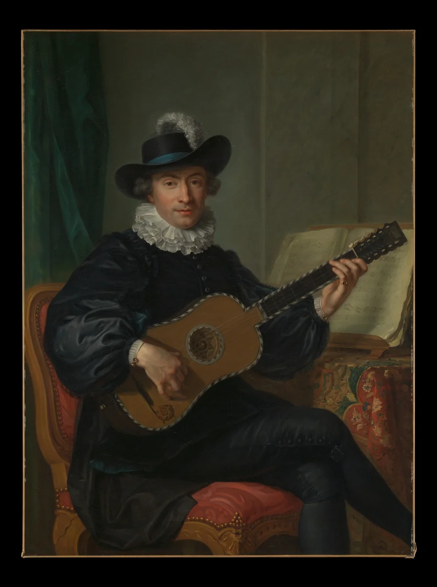Portrait of Monsieur Aublet by Guillaume Voiriot, painting, 1780-1785