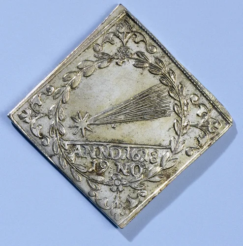 Verschijnen van een komeet by anonymous, metalwork, 1618-1619