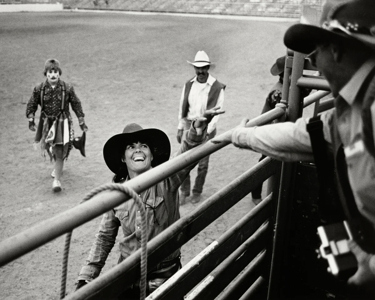 The Rodeo: Candy Bell by Nancy Andrews, photograph, 1993